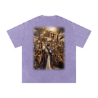 Jubilore “Solomon” Snow Washed Oversized Cotton T-Shirt