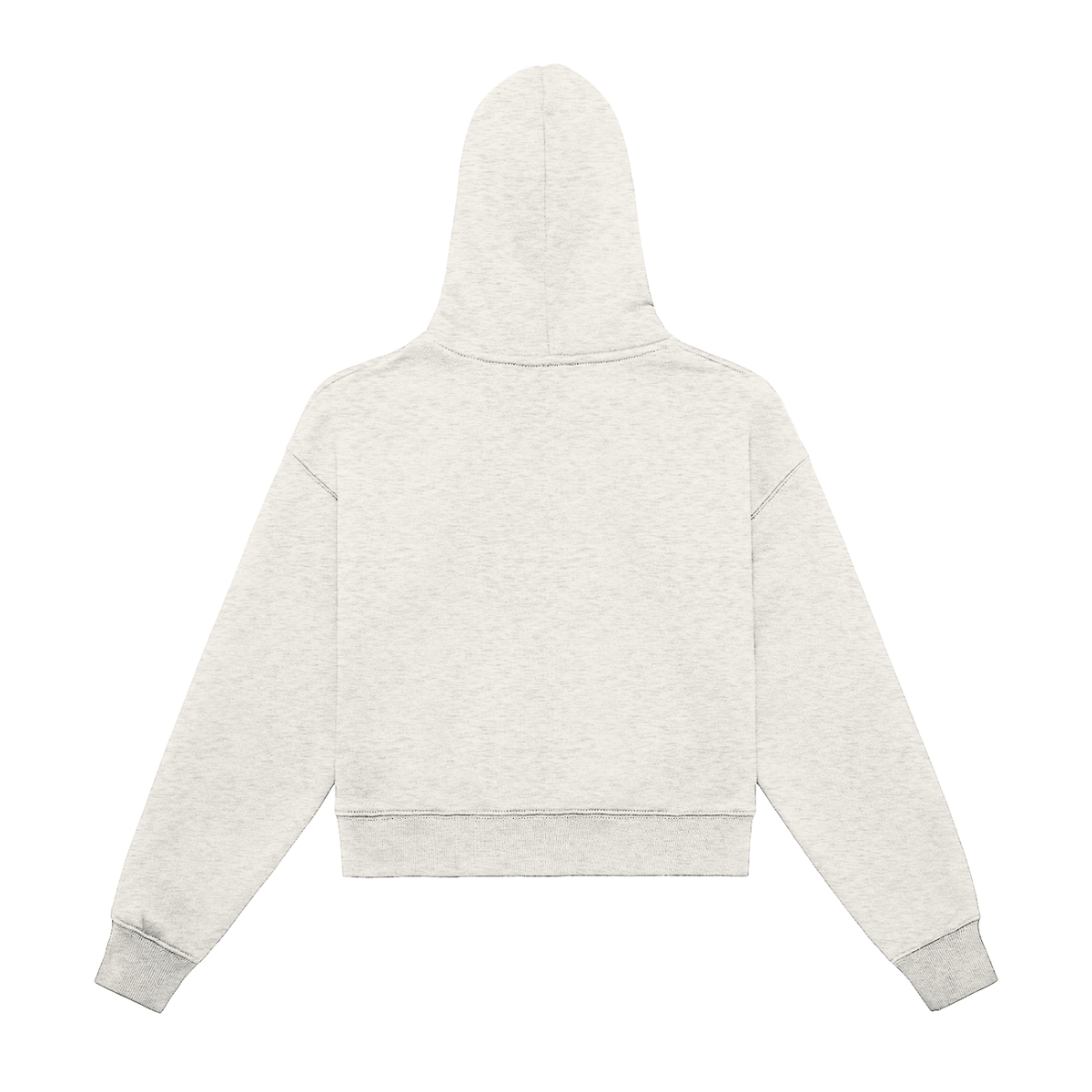 Jubiloré Fleeced Zip-Up Cropped Hoodie