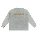 Jubilore Cherubim Snow Washed Frayed Edge T-Shirt
