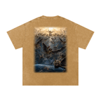 Jubilore "Three Wise Men" Snow Washed Oversized Cotton T-Shirt