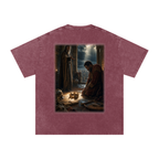 Jubilore “David” Snow Washed Oversized Cotton T-Shirt