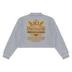 Jubiloré "Principalities" Women’s Crop Collared Sweatshirt