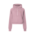 Jubiloré Cropped Half-Zip Hoodie
