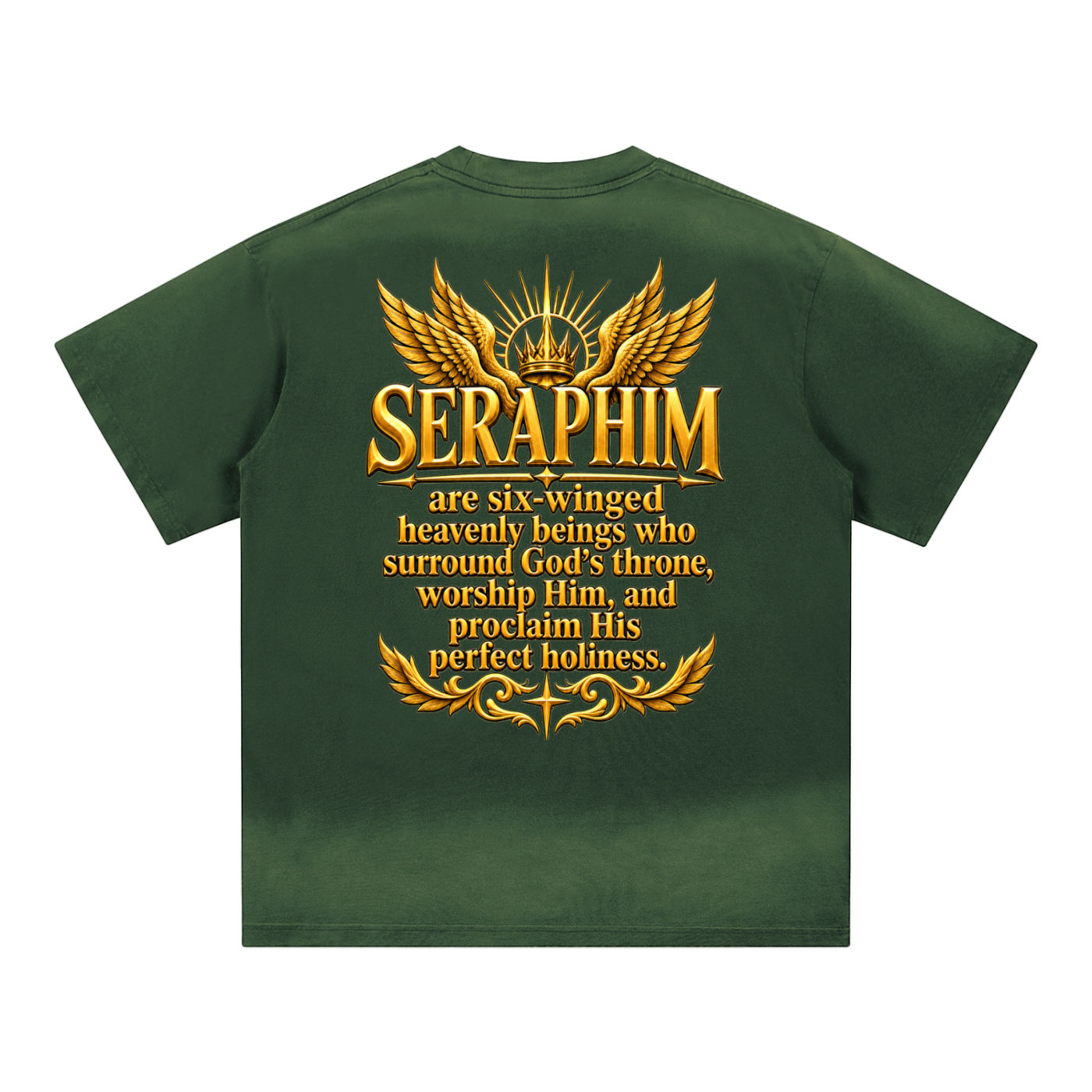 Jubilore Seraphim Petite Crew Neck Sunfade Edge T-Shirt