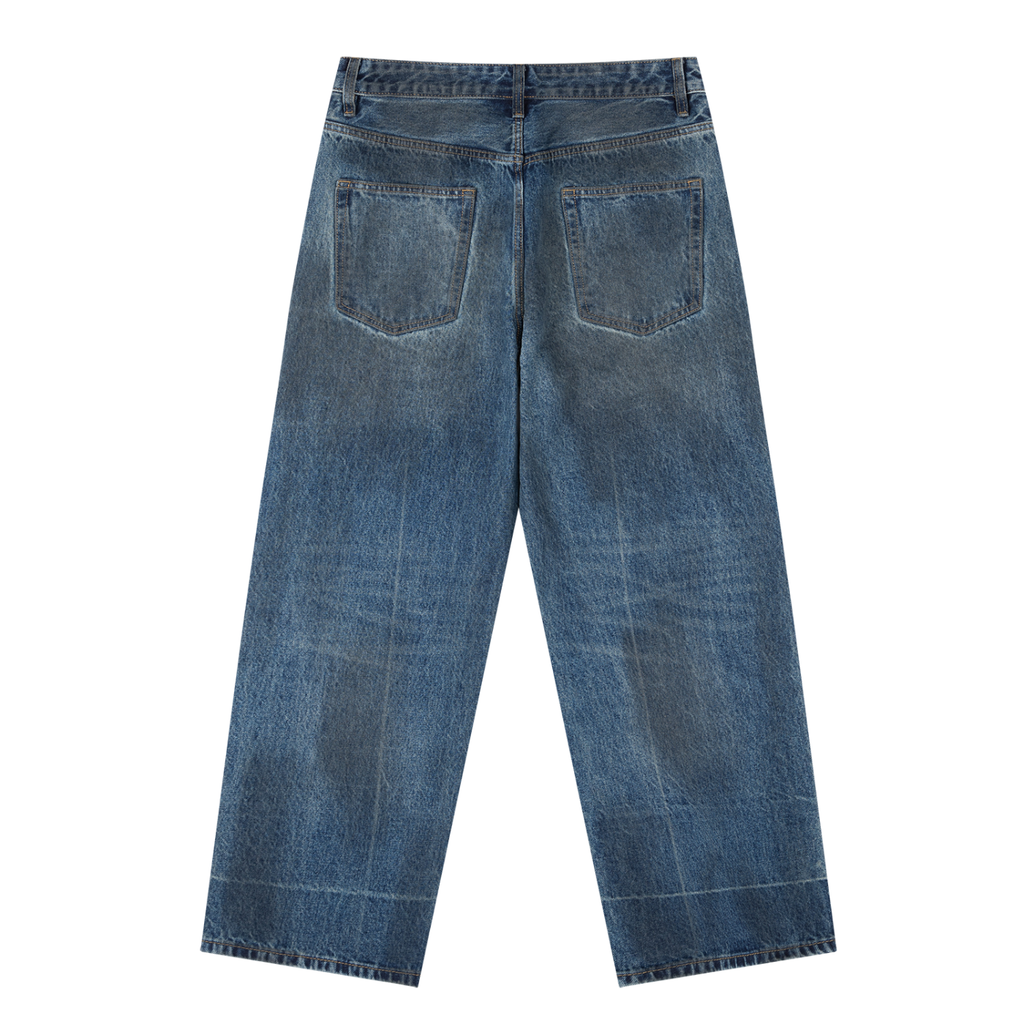 Jubilore Vintage Wash Baggy Denim Jeans
