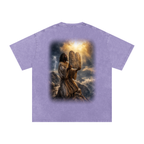 Jubilore “Moses” Snow Washed Oversized Cotton T-Shirt