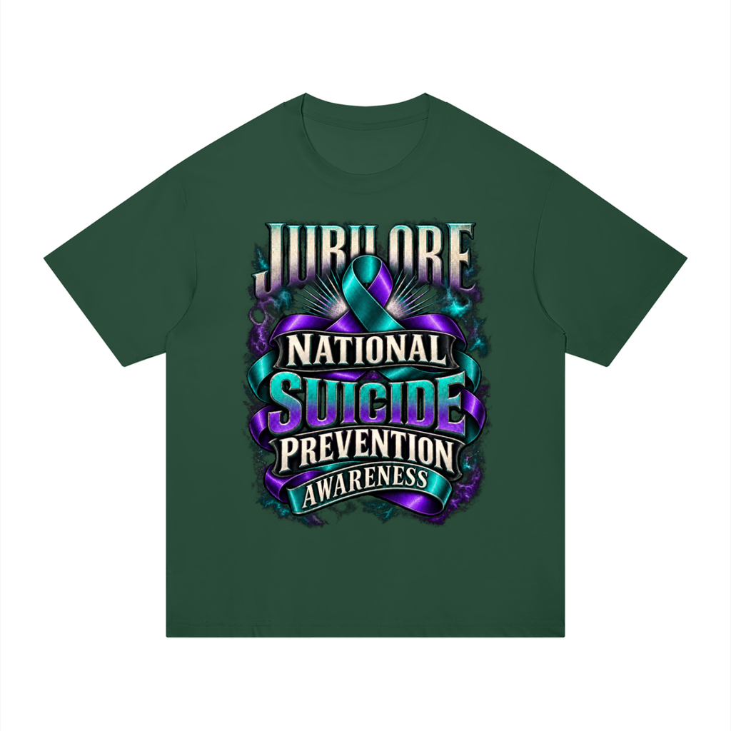 Jubilore "NSP" Unisex Regular Fit Cotton T-Shirt