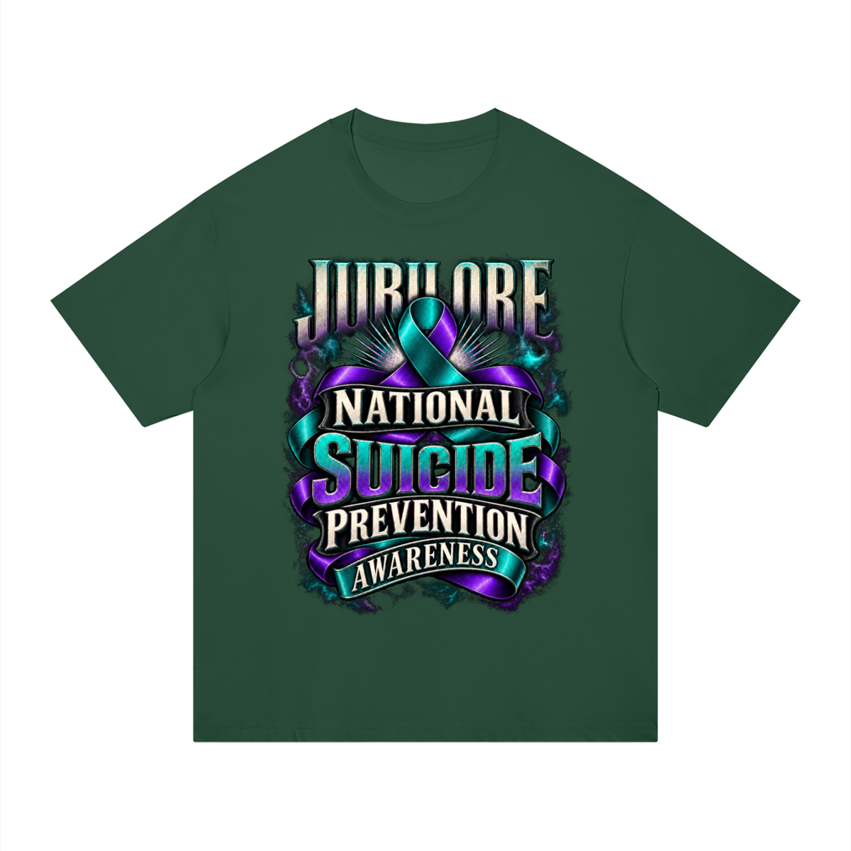 Jubilore "NSP" Unisex Regular Fit Cotton T-Shirt