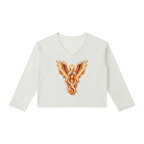 Jubilore Seraphim Women's Raw Hem Long Sleeve T-Shirt