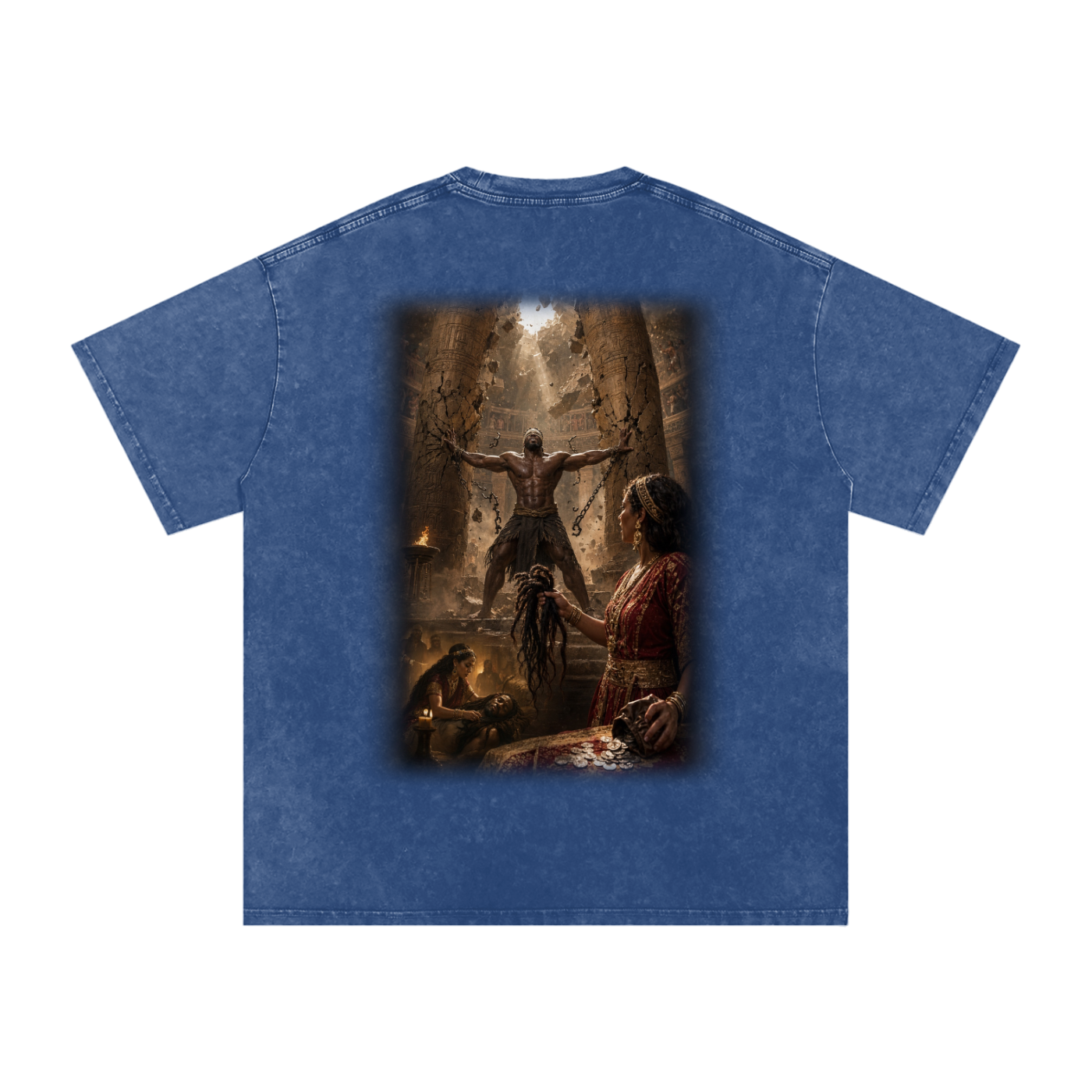 Jubilore “Samson” Snow Washed Oversized Cotton T-Shirt