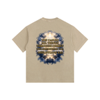Jubilore "Christ Saves" Vintage Washed Oversized Cotton T-Shirt