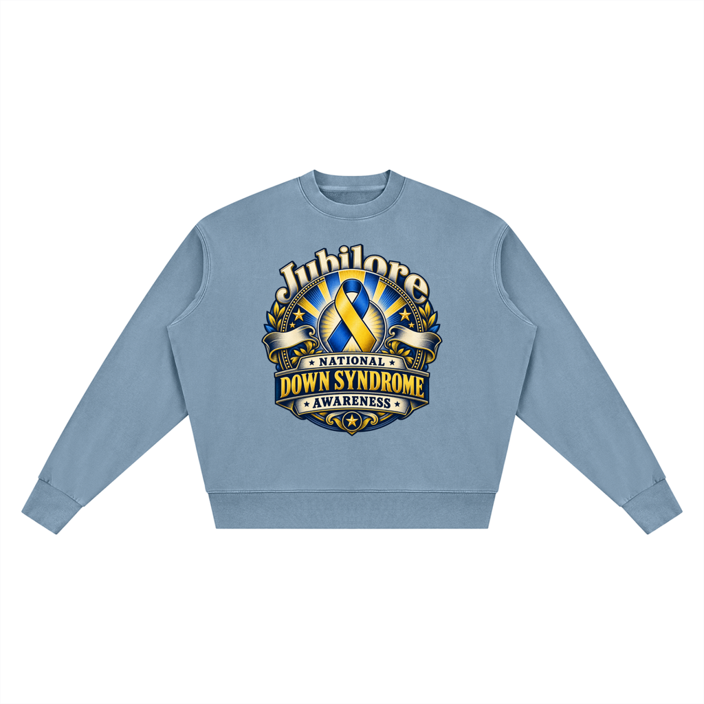 Jubilore "NAE" Unisex Vintage Wash Crewneck Sweatshirt
