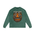 Jubilore "NAA" Acid Wash Oversize Long Sleeve T-Shirt