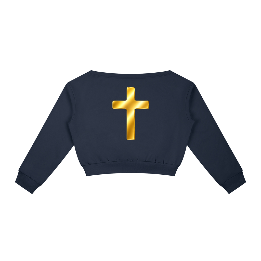 Jubiloré "BCA" Women's Off-Shoulder Sweatshirt