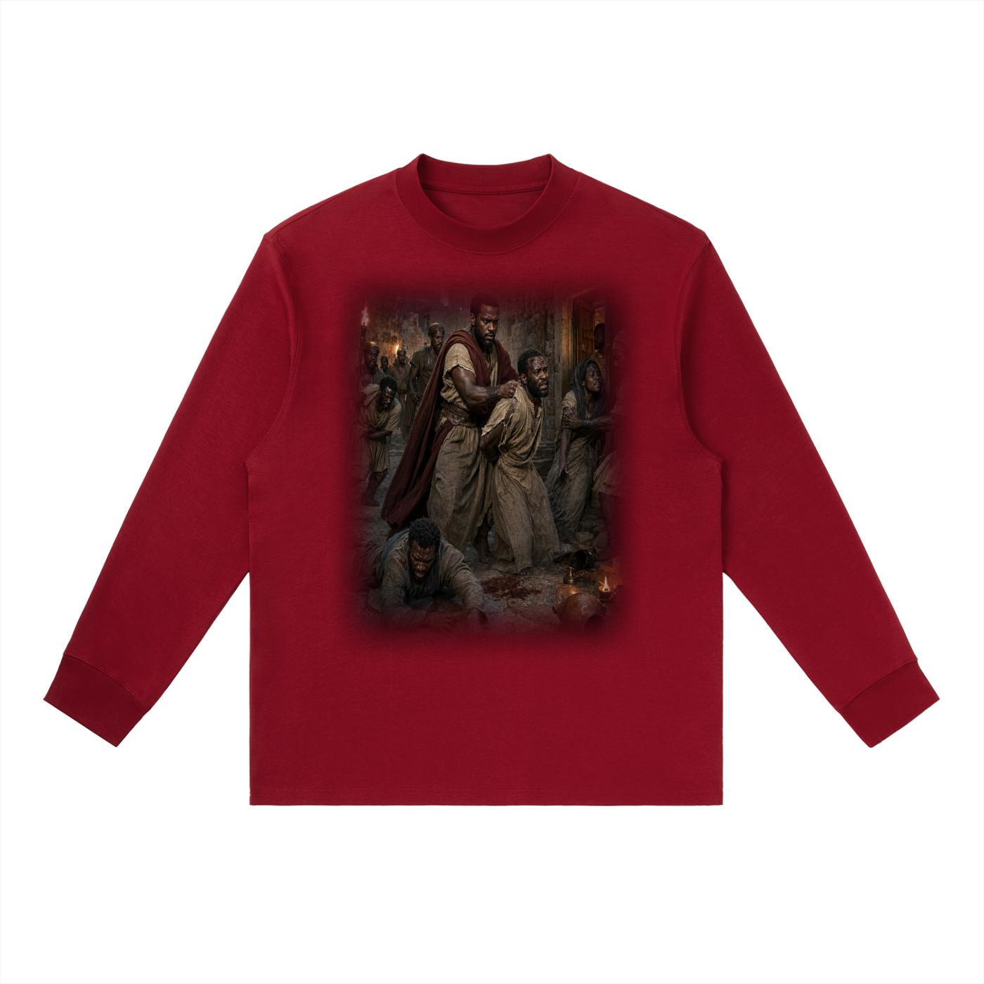 Jubilore "Paul" Essential Crewneck Long-Sleeve T-Shirt