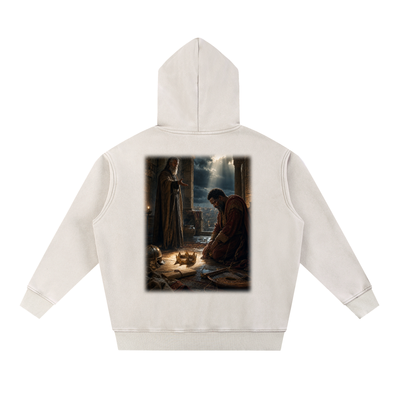 Jubilore "David" Snow Wash Fleece Oversize Hoodie