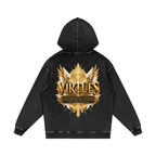 Jubilore "Virtues" Snow Washed Loose Cotton Hoodie