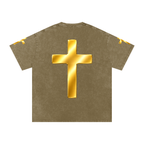 Jubilore "Jesus Is LORD" Snow Washed Oversized Cotton T-Shirt