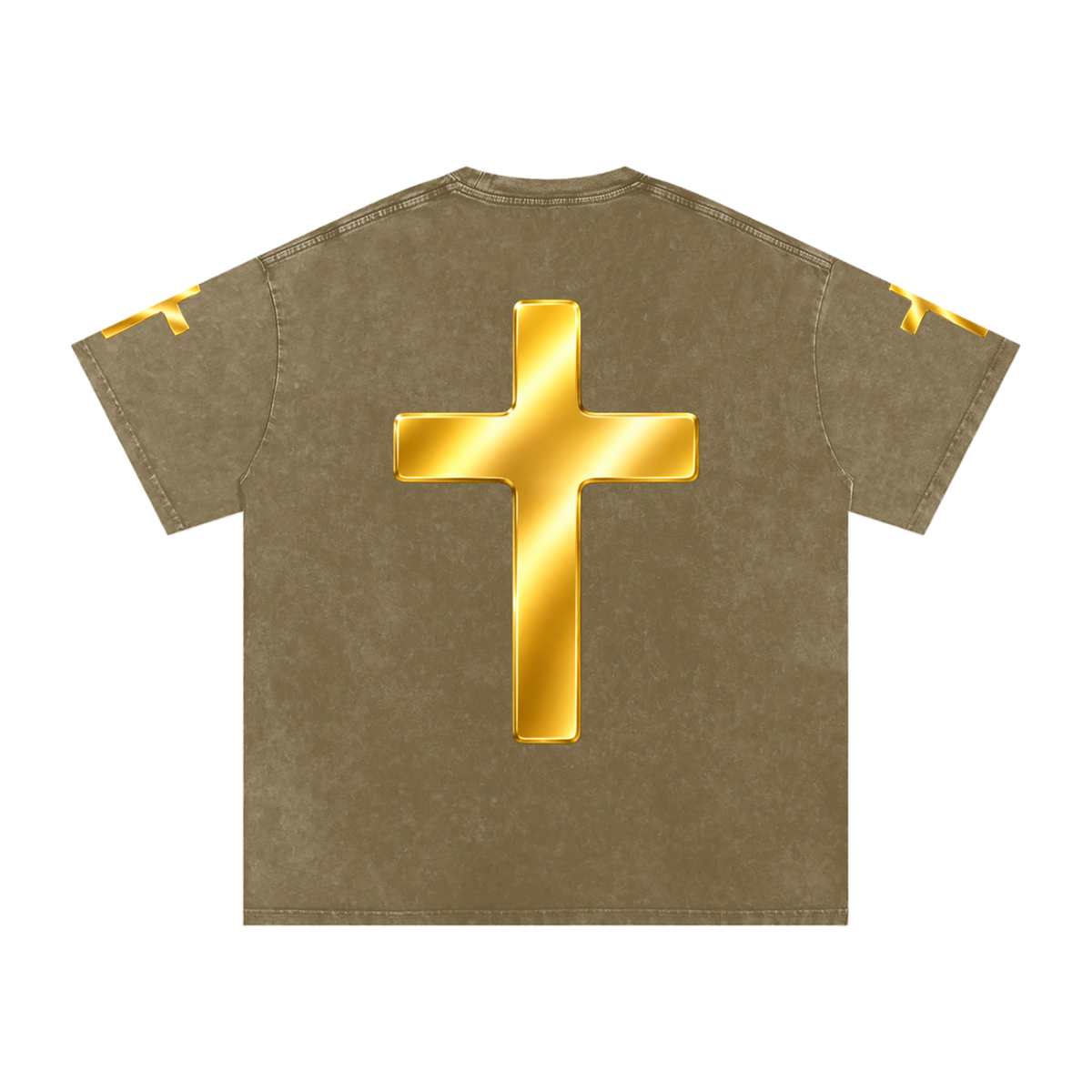 Jubilore "Jesus Is LORD" Snow Washed Oversized Cotton T-Shirt