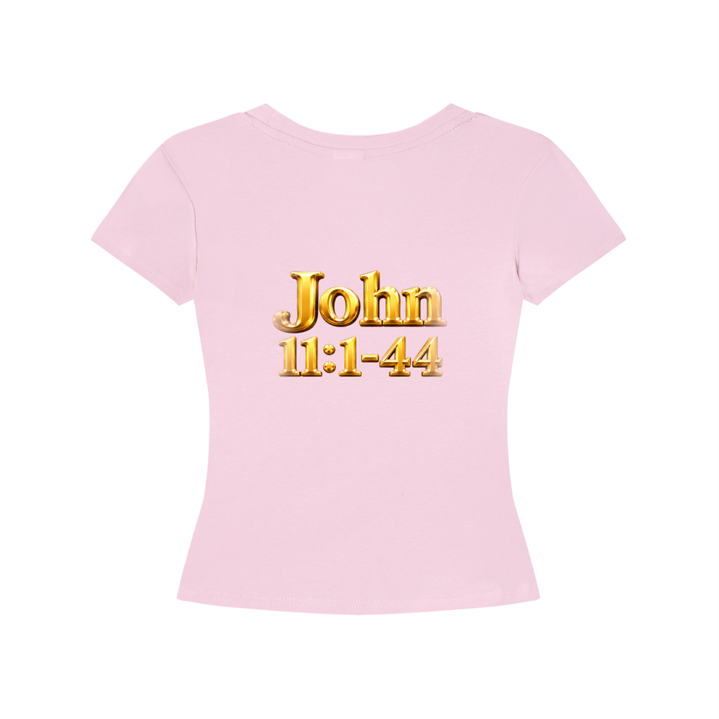 Jubiloré “Jesus Resurrects Lazarus” Women's Longline Slim-Fit T-Shirt