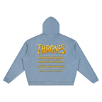 Jubilore Thrones Unisex Vintage Wash Boxy Hoodie
