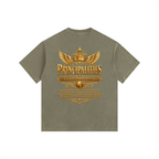 Jubilore "Principalities" Vintage Washed Oversized Cotton T-Shirt