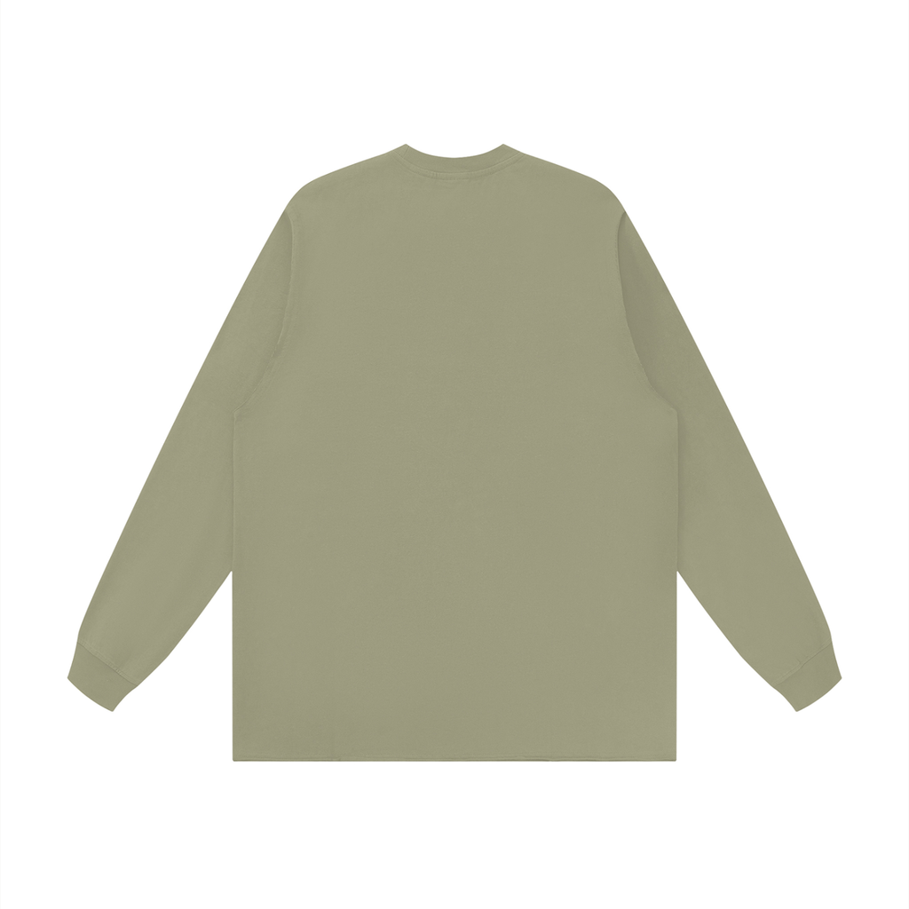 Jubilore "NAA" Unisex Raw Hem Long Sleeve T-Shirt