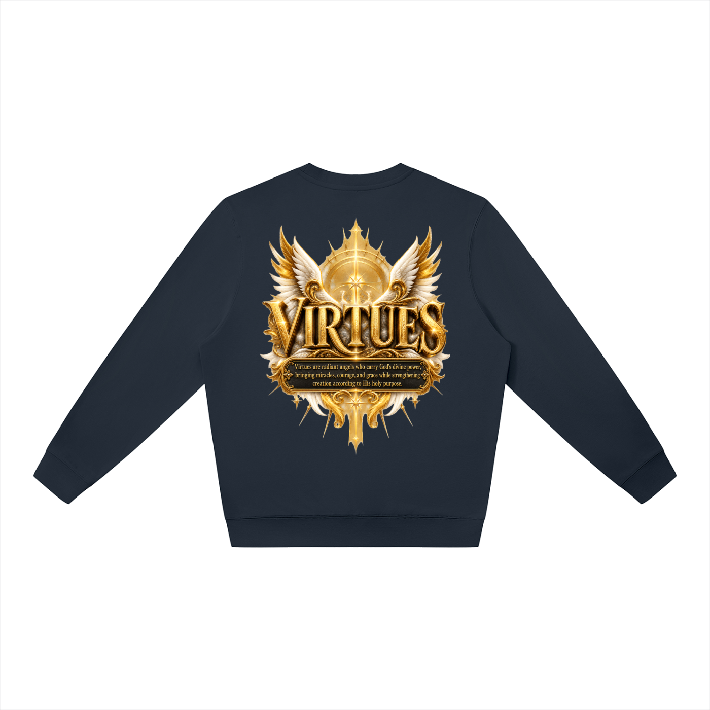 Jubilore "Virtues" Unisex Oversized Crewneck Sweatshirt