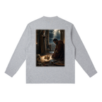 Jubilore "David" Essential Crewneck Long-Sleeve T-Shirt