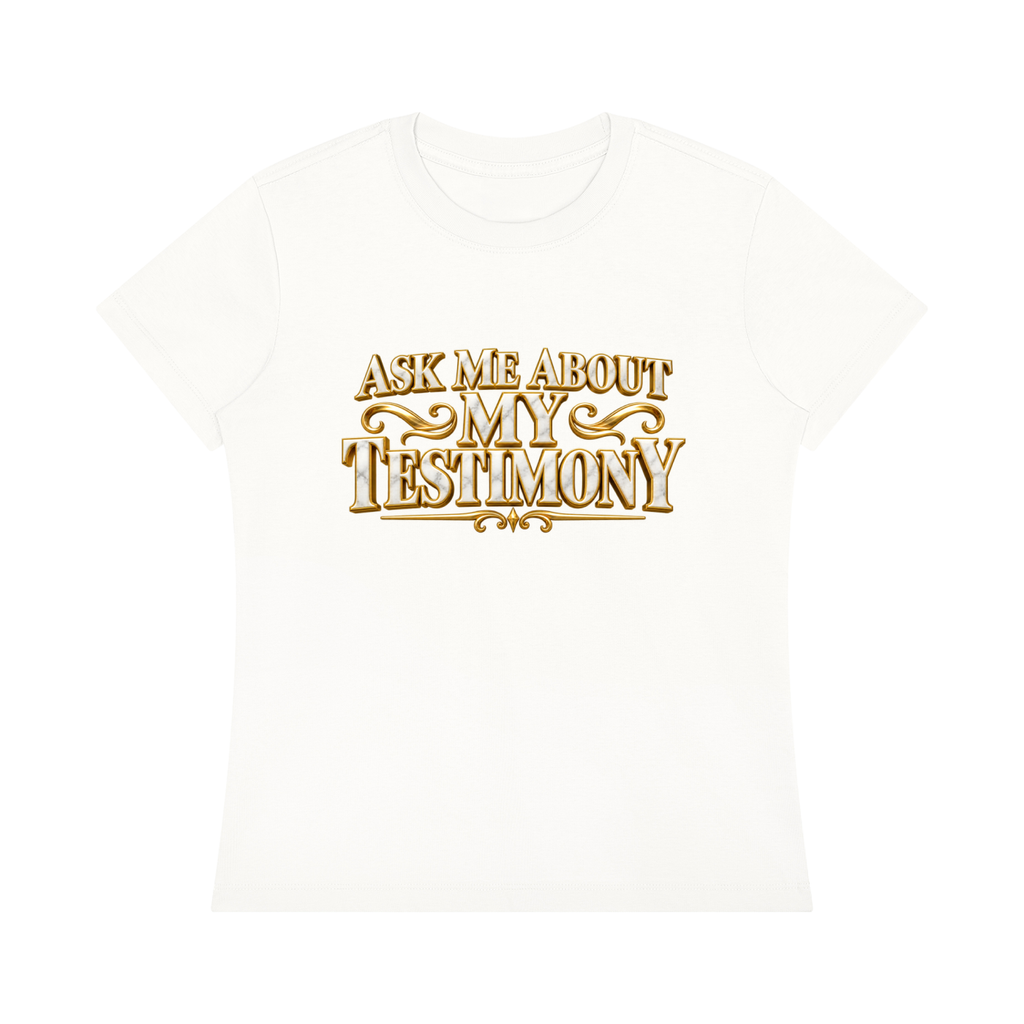 Jubiloré "AMMT" Women's Regular Fit Crewneck T-Shirt