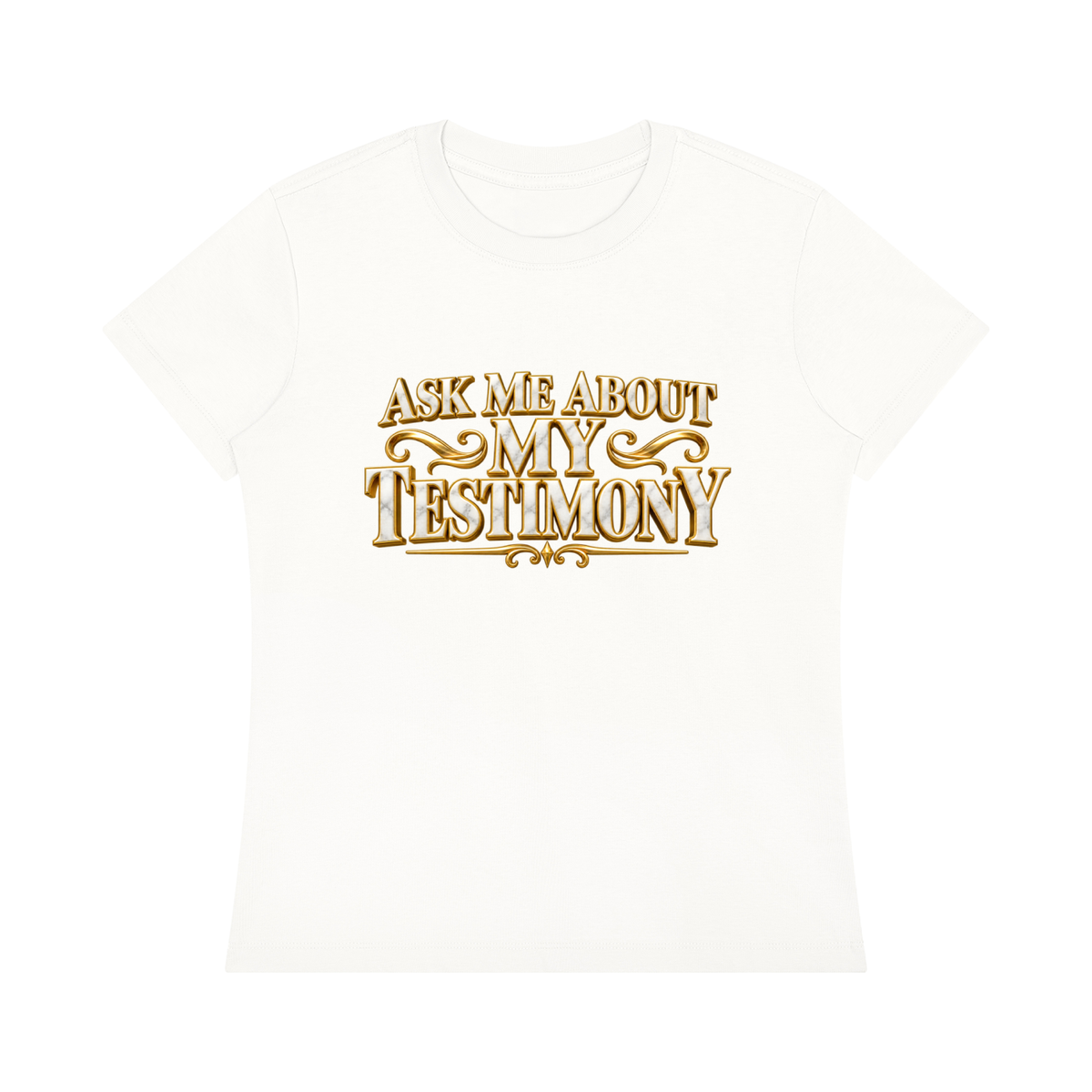 Jubiloré "AMMT" Women's Regular Fit Crewneck T-Shirt