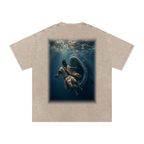 Jubilore "Jonah" Snow Washed Oversized Cotton T-Shirt