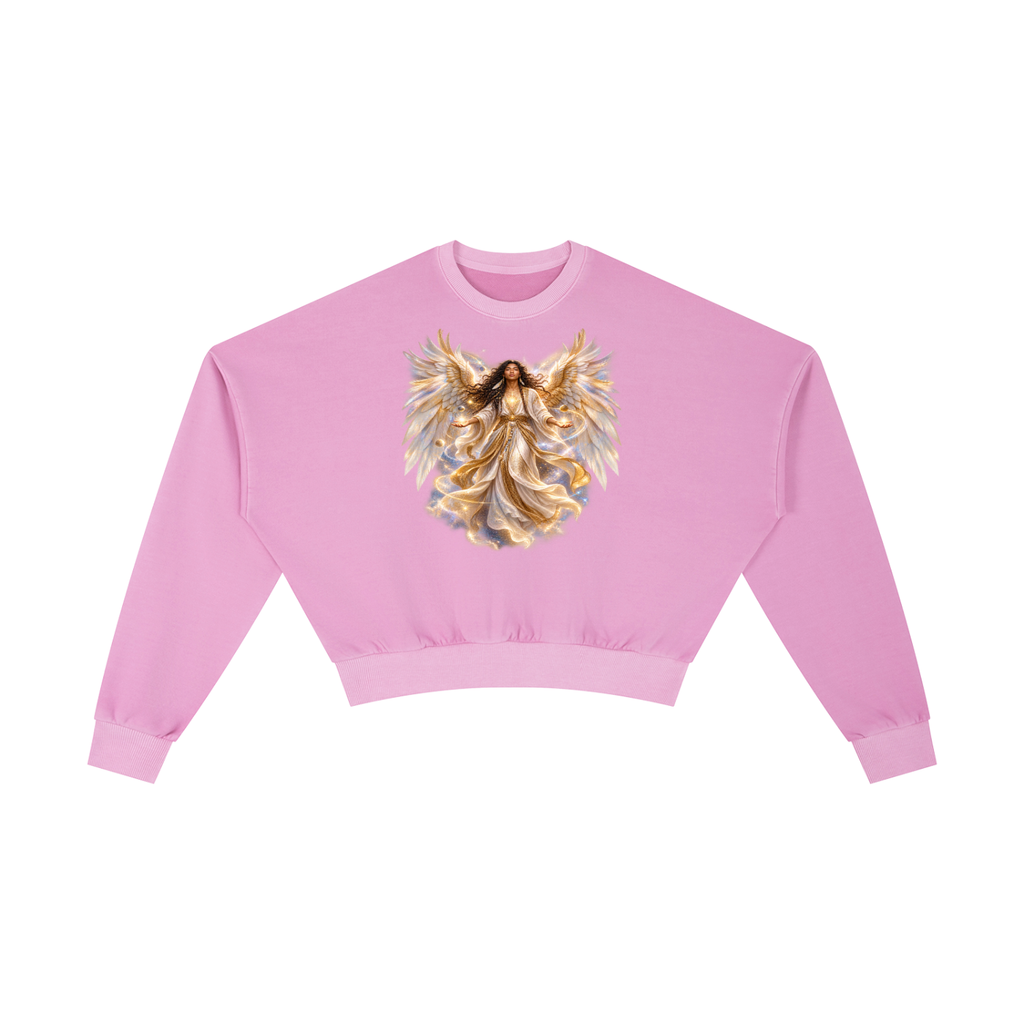Jubiloré "Virtues" Vintage Washed Cropped Sweatshirt
