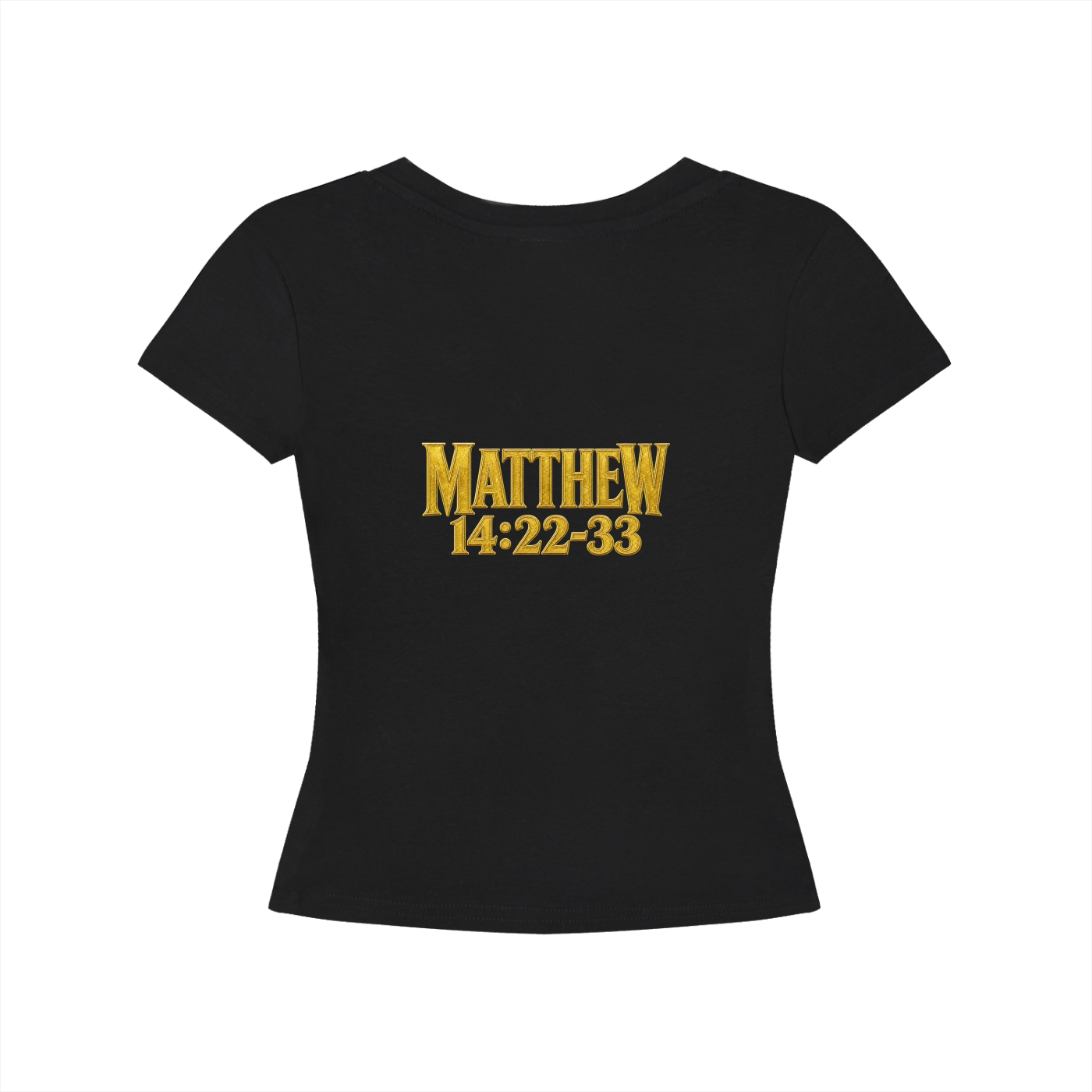 Jubiloré "Jesus Walks On Water" Women's Longline Slim-Fit T-Shirt