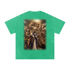 Jubilore “Solomon” Snow Washed Oversized Cotton T-Shirt