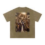Jubilore “Solomon” Snow Washed Oversized Cotton T-Shirt