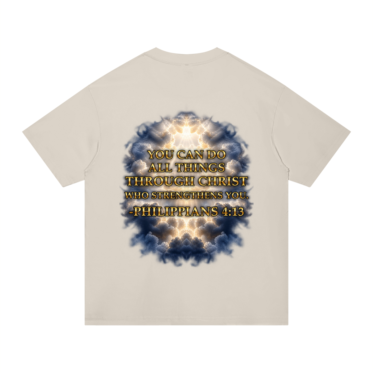 Jubilore "Christ Saves" Unisex Regular Fit Cotton T-Shirt