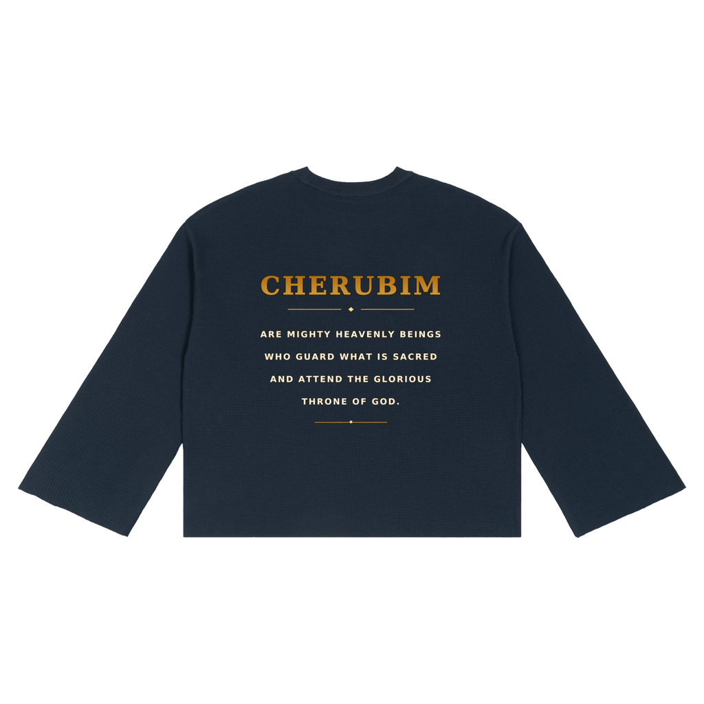 Jubilore Cherubim Unisex Waffle Raw Edge T-Shirt