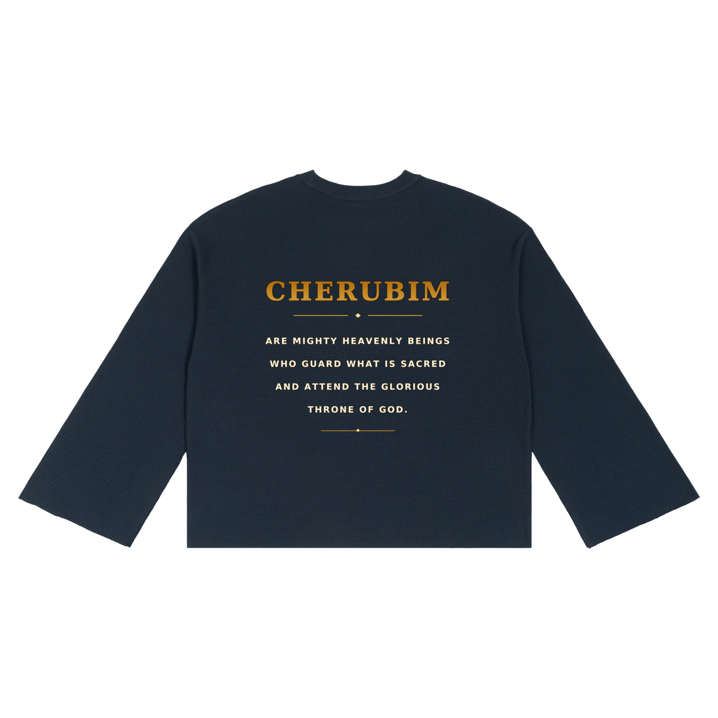 Jubilore Cherubim Unisex Waffle Raw Edge T-Shirt