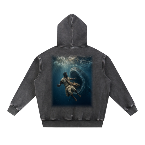 Jubilore "Jonah" Snow Wash Fleece Oversize Hoodie