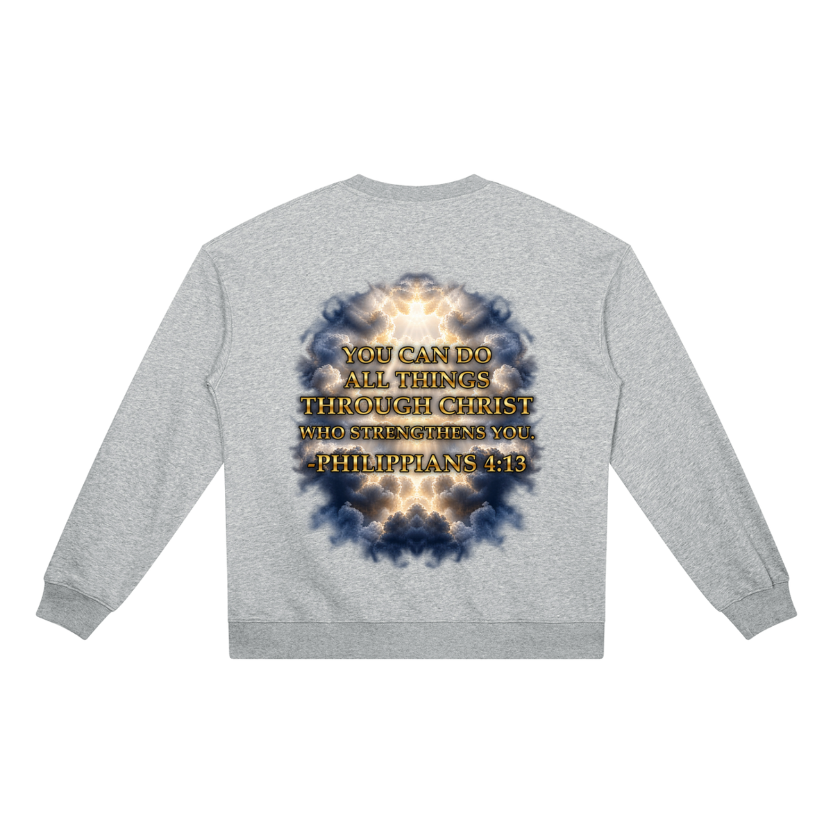 Jubilore "Christ Saves" Unisex Heavyweight Crewneck Sweatshirt
