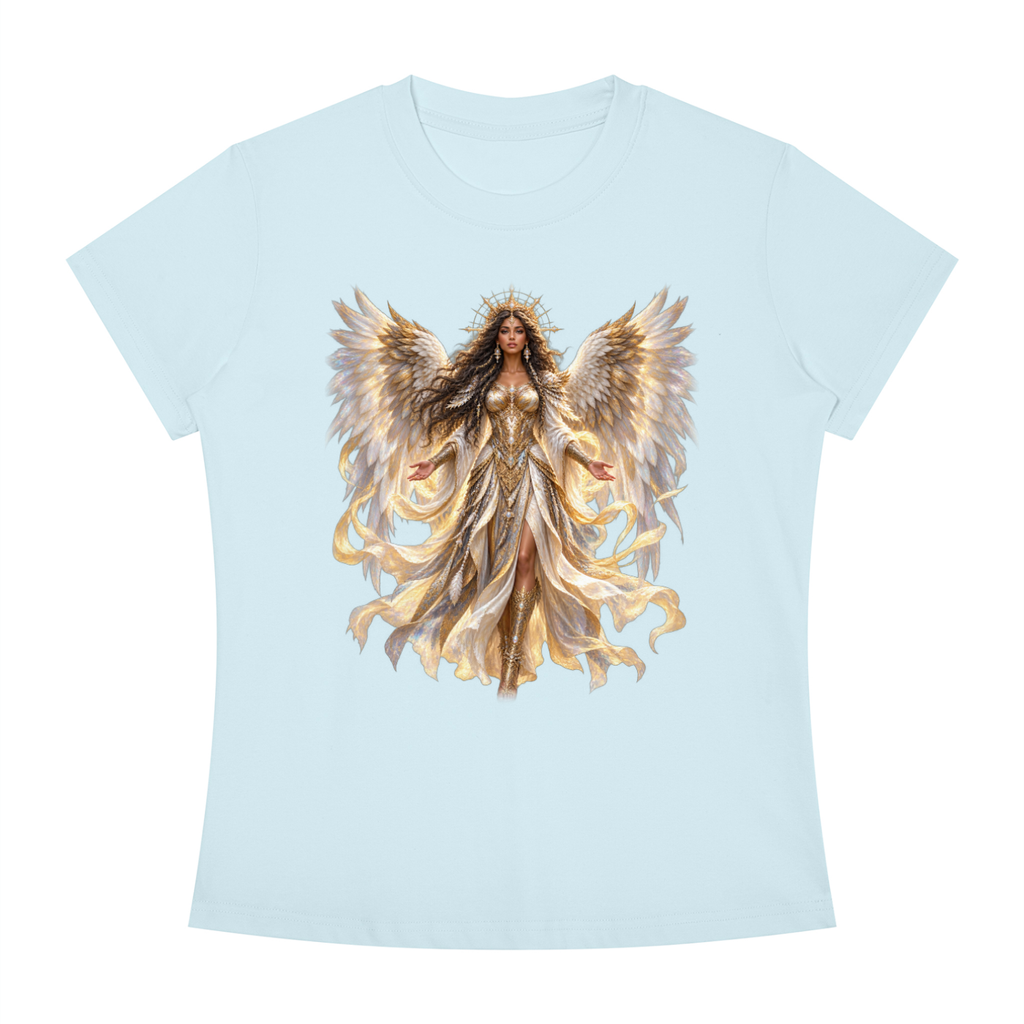 Jubiloré "Powers" Women's Slim Fit Crewneck T-Shirt