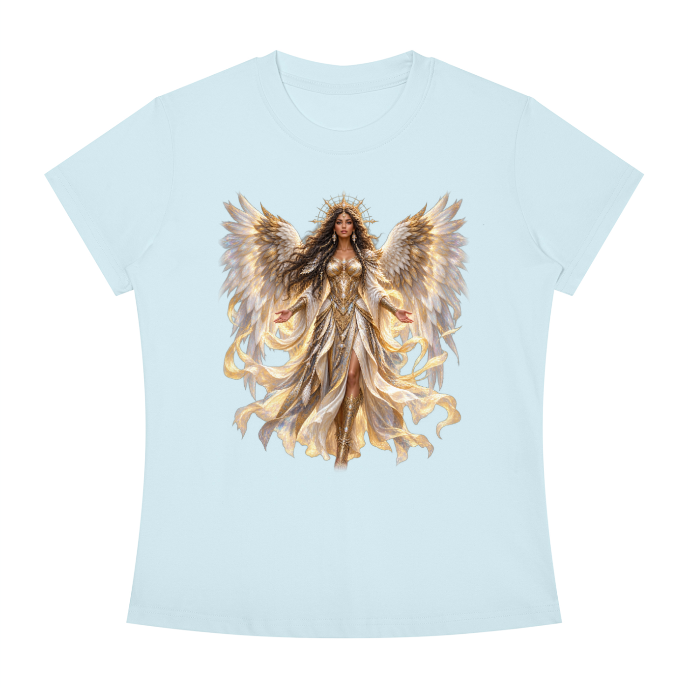 Jubiloré "Powers" Women's Slim Fit Crewneck T-Shirt