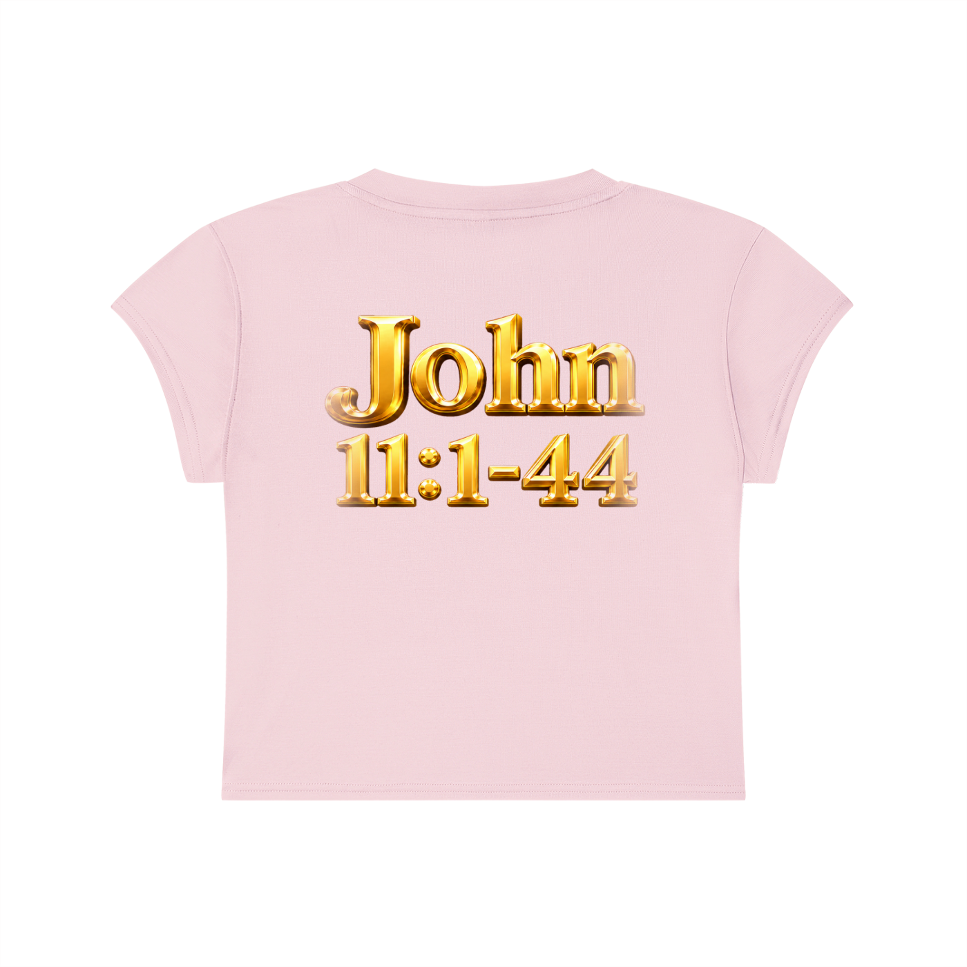 Jubiloré “Jesus Resurrects Lazarus” Women's Slim-Fit Cropped T-Shirt