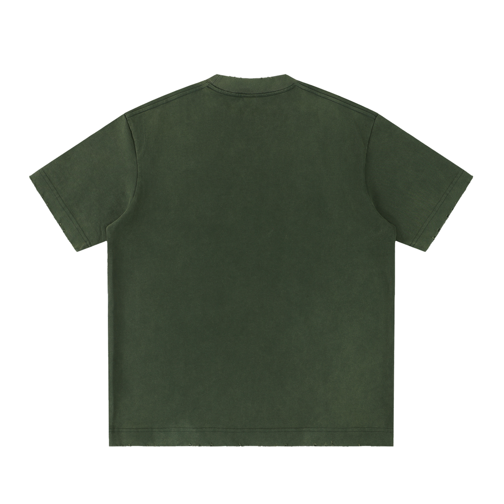 Jubilore "JIG" Heavyweight Vintage Washed Frayed T-Shirt