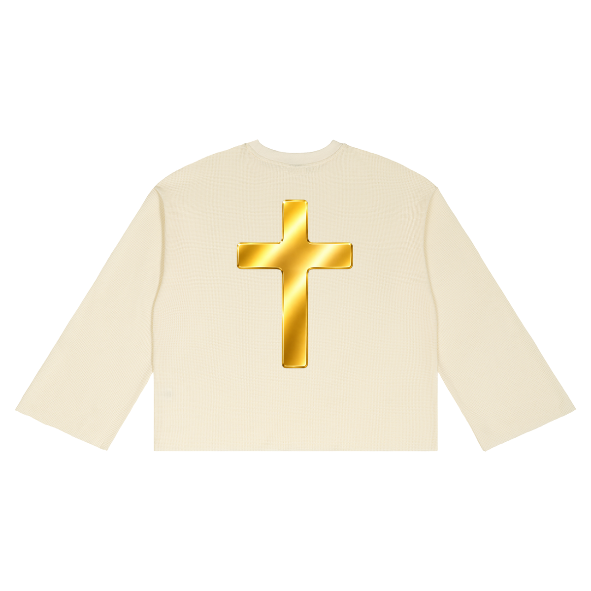 Jubilore "DVA" Unisex Waffle Raw Edge T-Shirt
