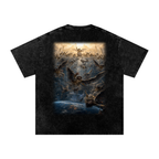 Jubilore "Three Wise Men" Snow Washed Oversized Cotton T-Shirt