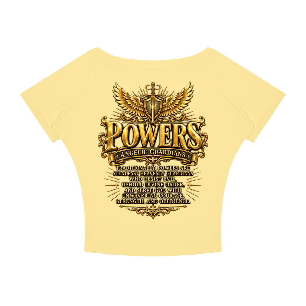 Jubiloré "Powers" Women’s Boatneck Raglan T-Shirt