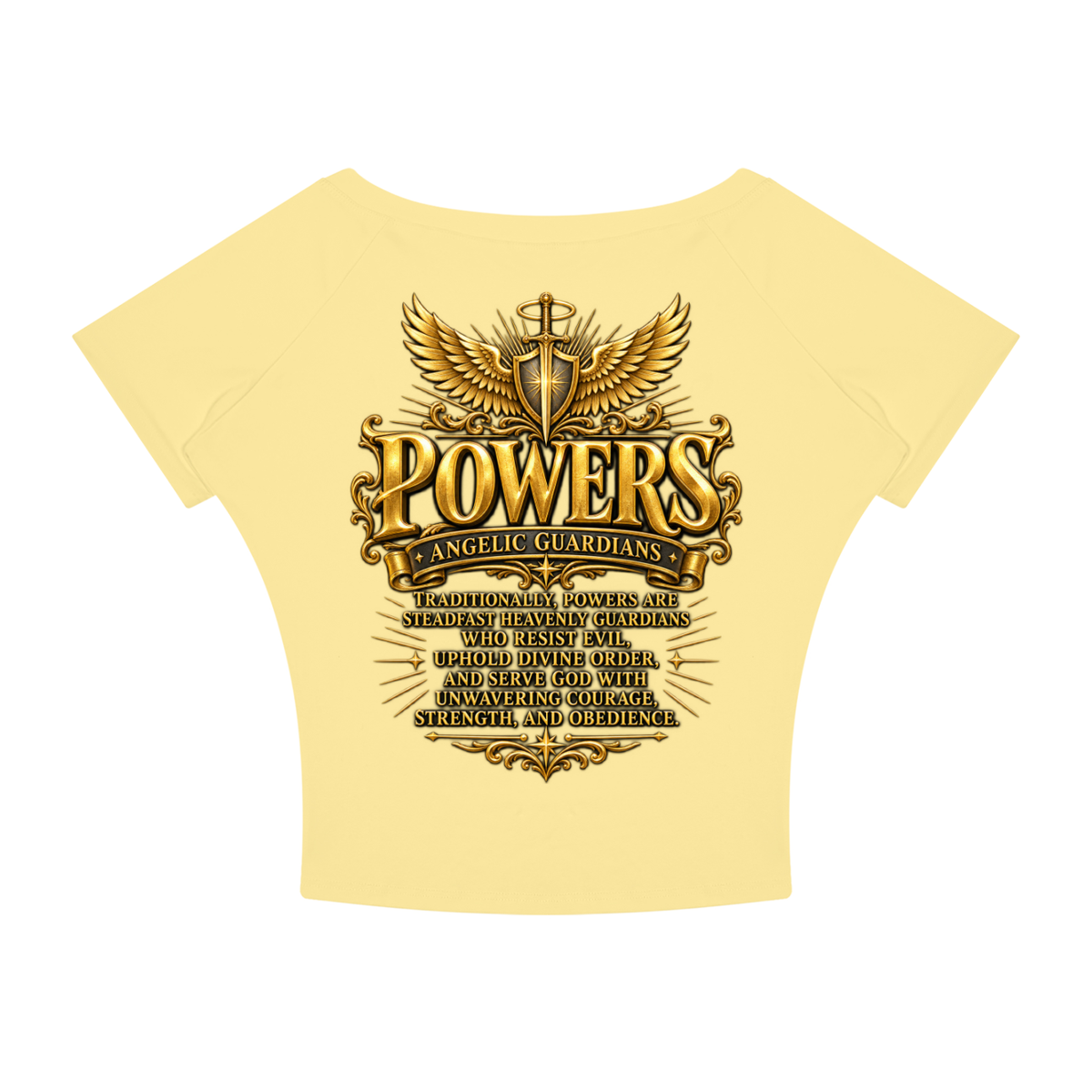 Jubiloré "Powers" Women’s Boatneck Raglan T-Shirt