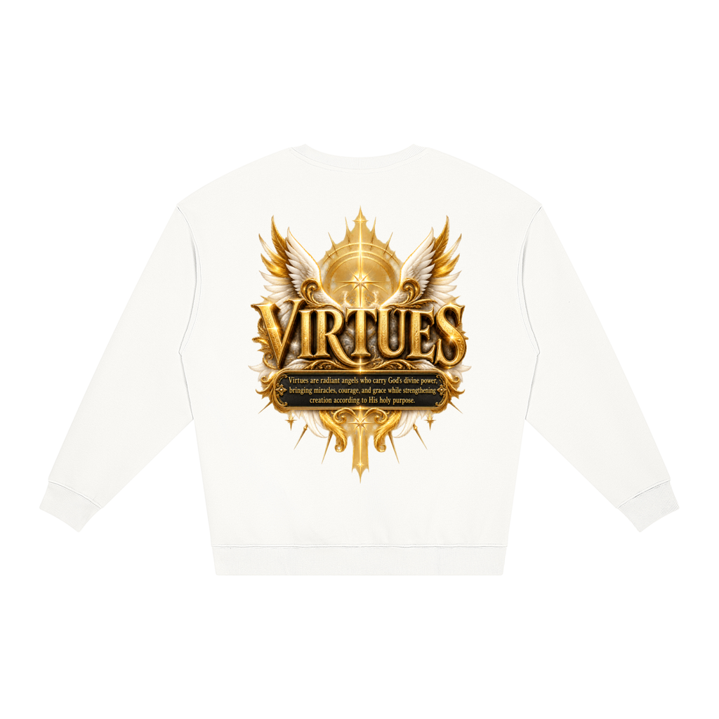 Jubilore "Virtues" Unisex Loose Crewneck Sweatshirt